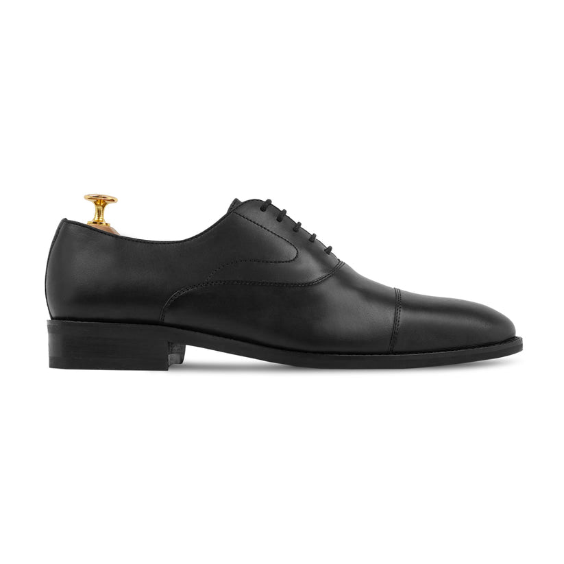 Wickford - Men's Black Calf Leather Oxford Shoe