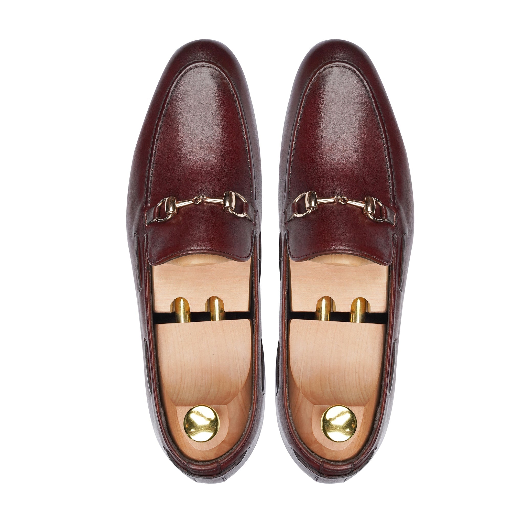 Yonago - Men's Oxblood Calf Leather Loafer