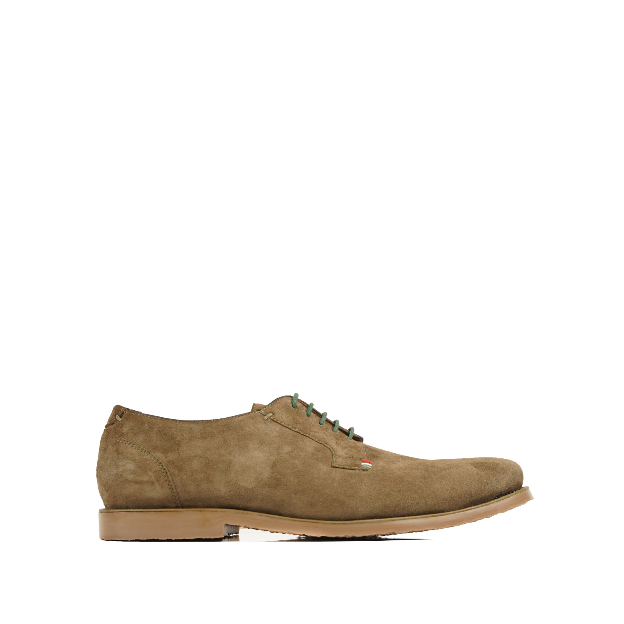 Yoshi - Men's Camel Kid Suede Derby Shoe