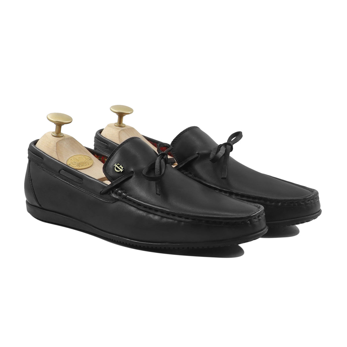 Zamasu - Men's Black Calf Leather Loafer Shoe