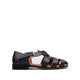 Zilpah - Men's Dark Brown Calf Leather Sandal