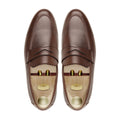 Argenta - Men's Dark Brown Pebble Grain Leather Loafer