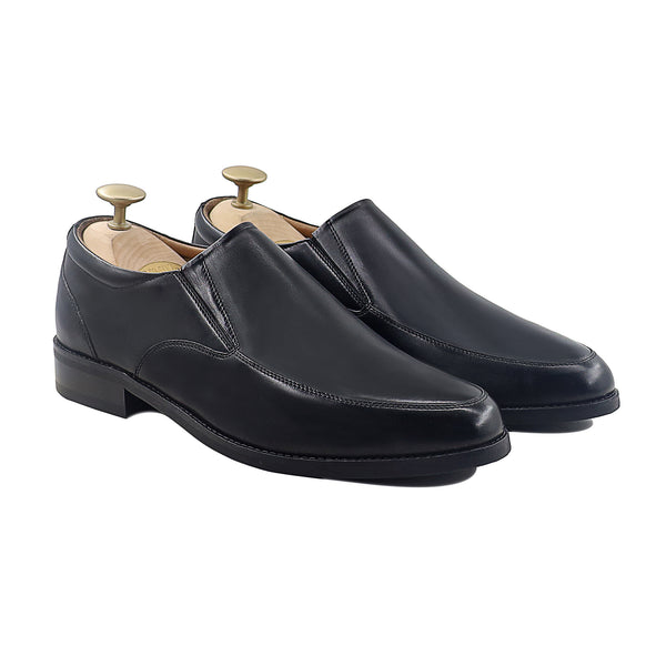 Evita - Men's Black Calf Leather Loafer