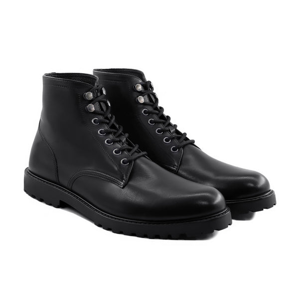 Addney - Men's Black Calf Leather Boot