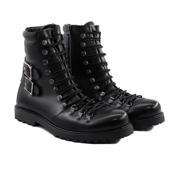 Akhim - Men's Black Calf Leather Boot