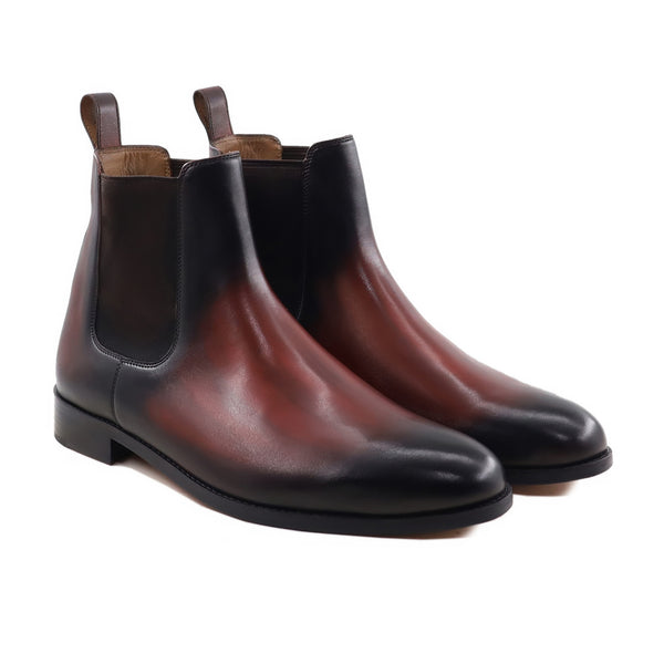 Alante - Men's Burnished Oxblood Calf Leather Chelsea Boot