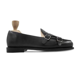 Hachi - Black Calf Leather Double Monkstrap