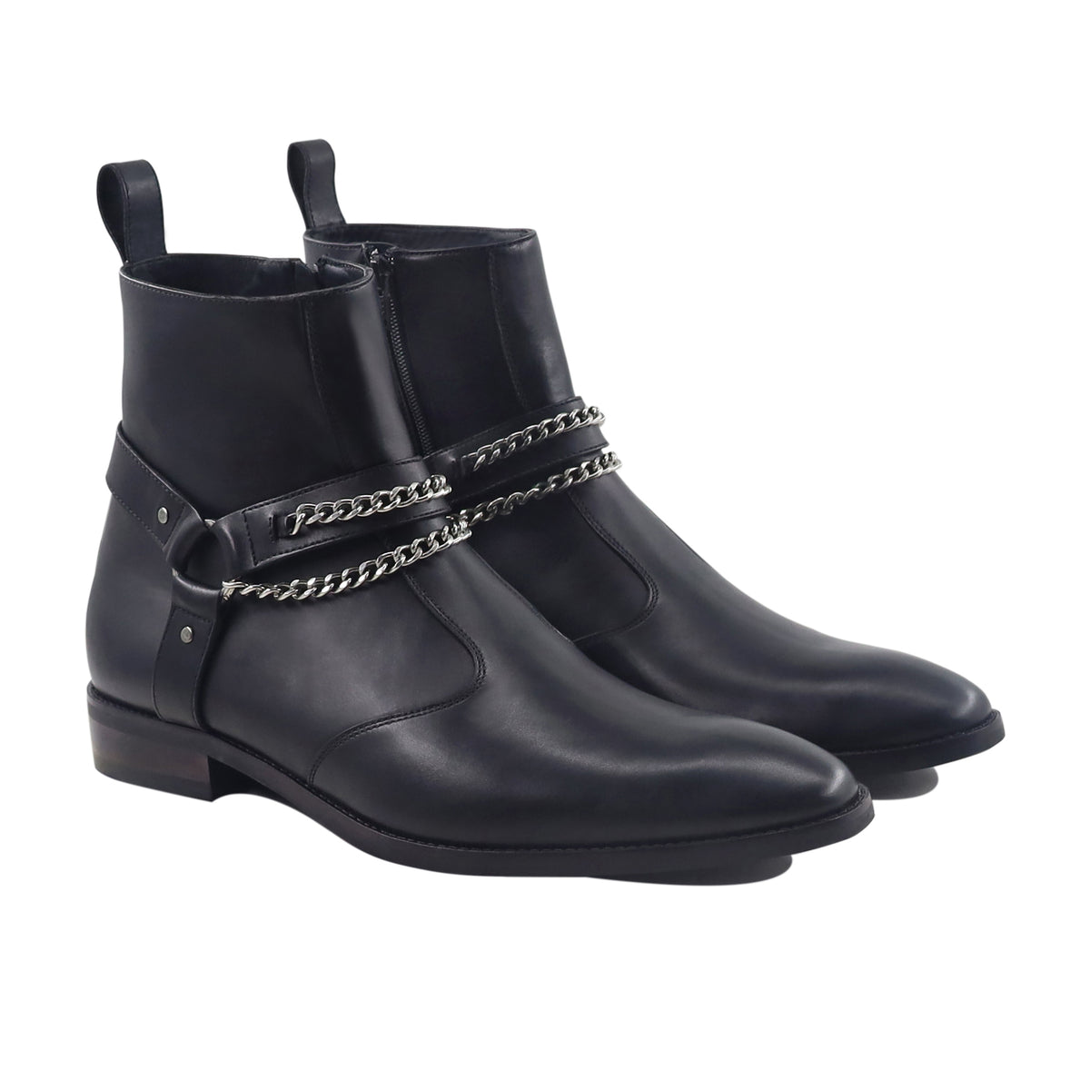 Vester - Men's Black Calf Leather Jodhpur Boot