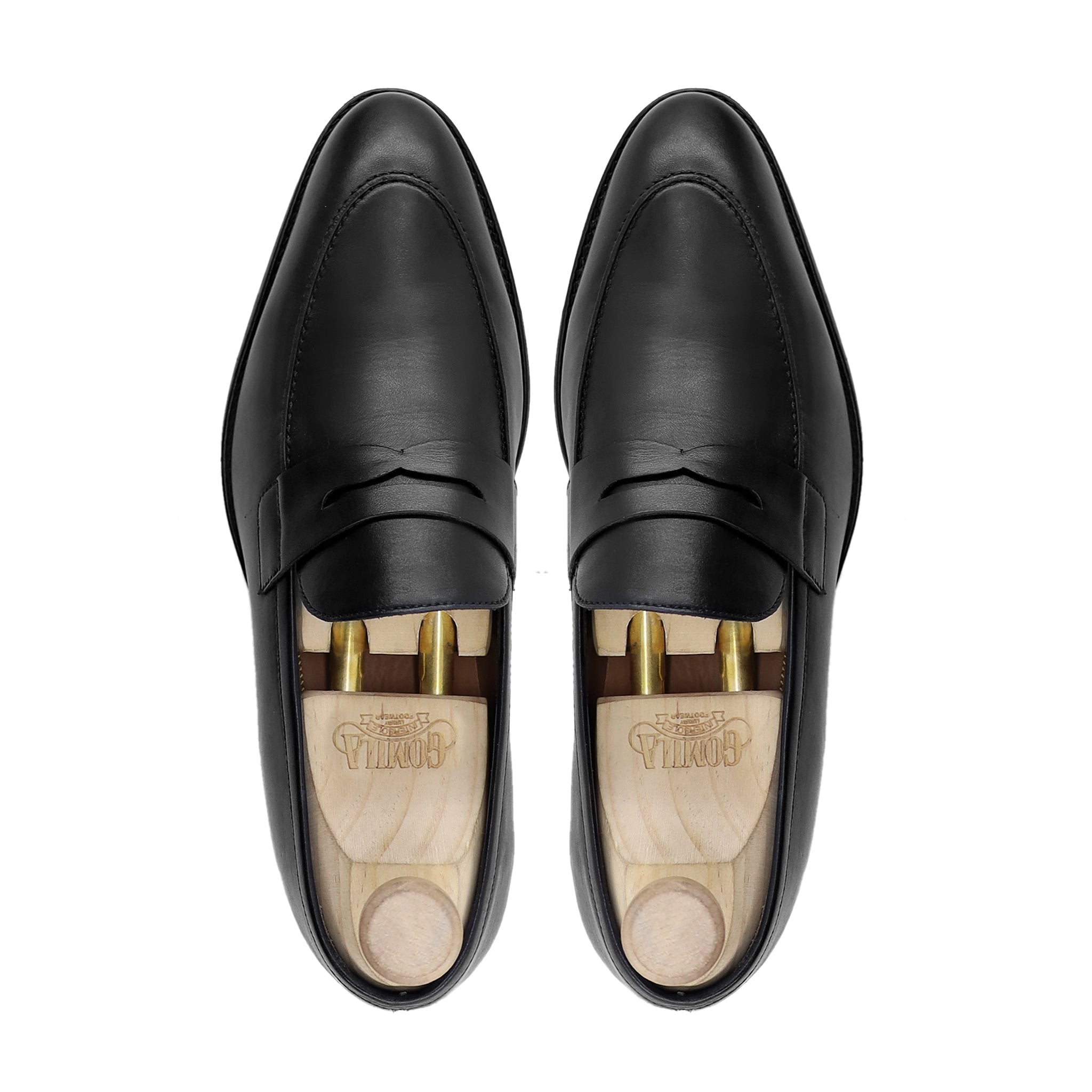 Arllen - Men's Black Calf Leather Loafer