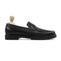 Orida - Men's Black Calf Leather Loafer