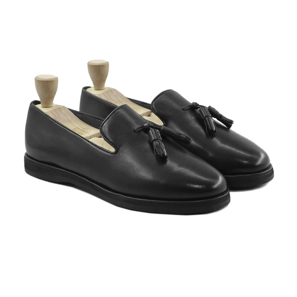 Dravograd - Ladies Black Calf Leather Loafer
