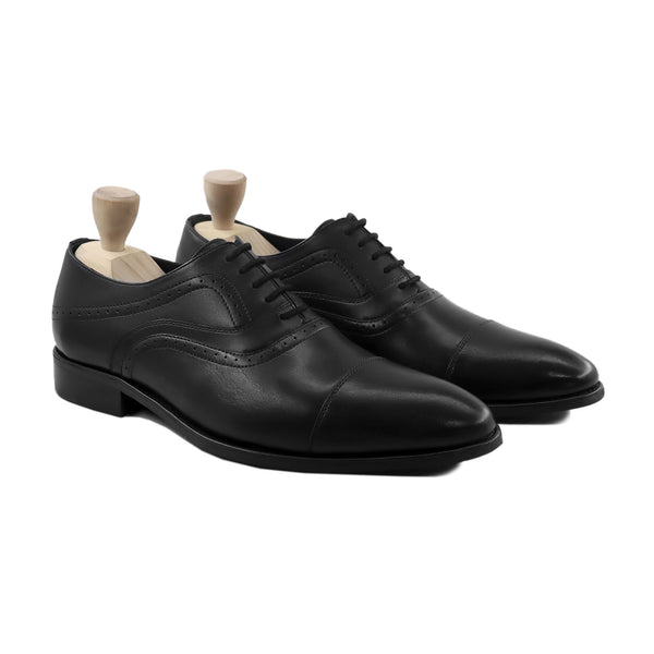 Taro - Men's Black Calf Leather Oxford Shoe
