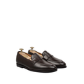 Jefe - Men's Dark Brown Pebble Grain Leather Loafer