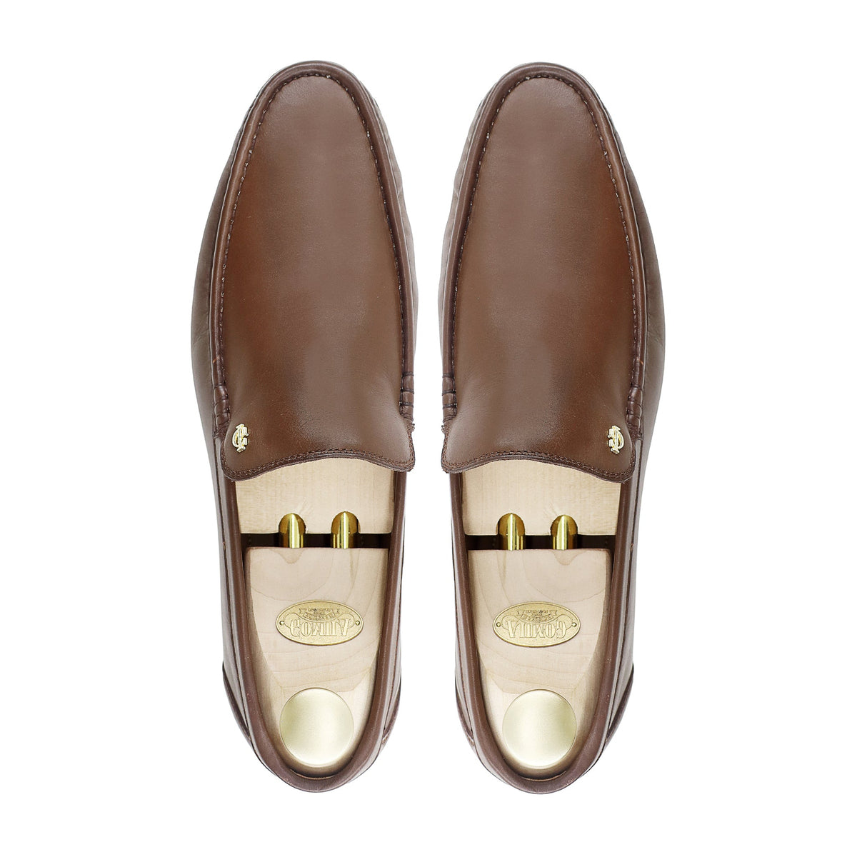 Doris - Men's Brown Calf Leather Driver Shoe