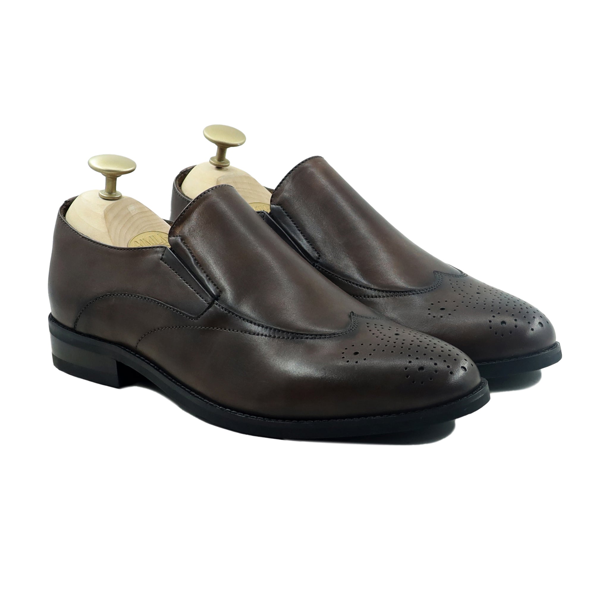 Cannie - Men's Dark Brown Calf Leather Loafer