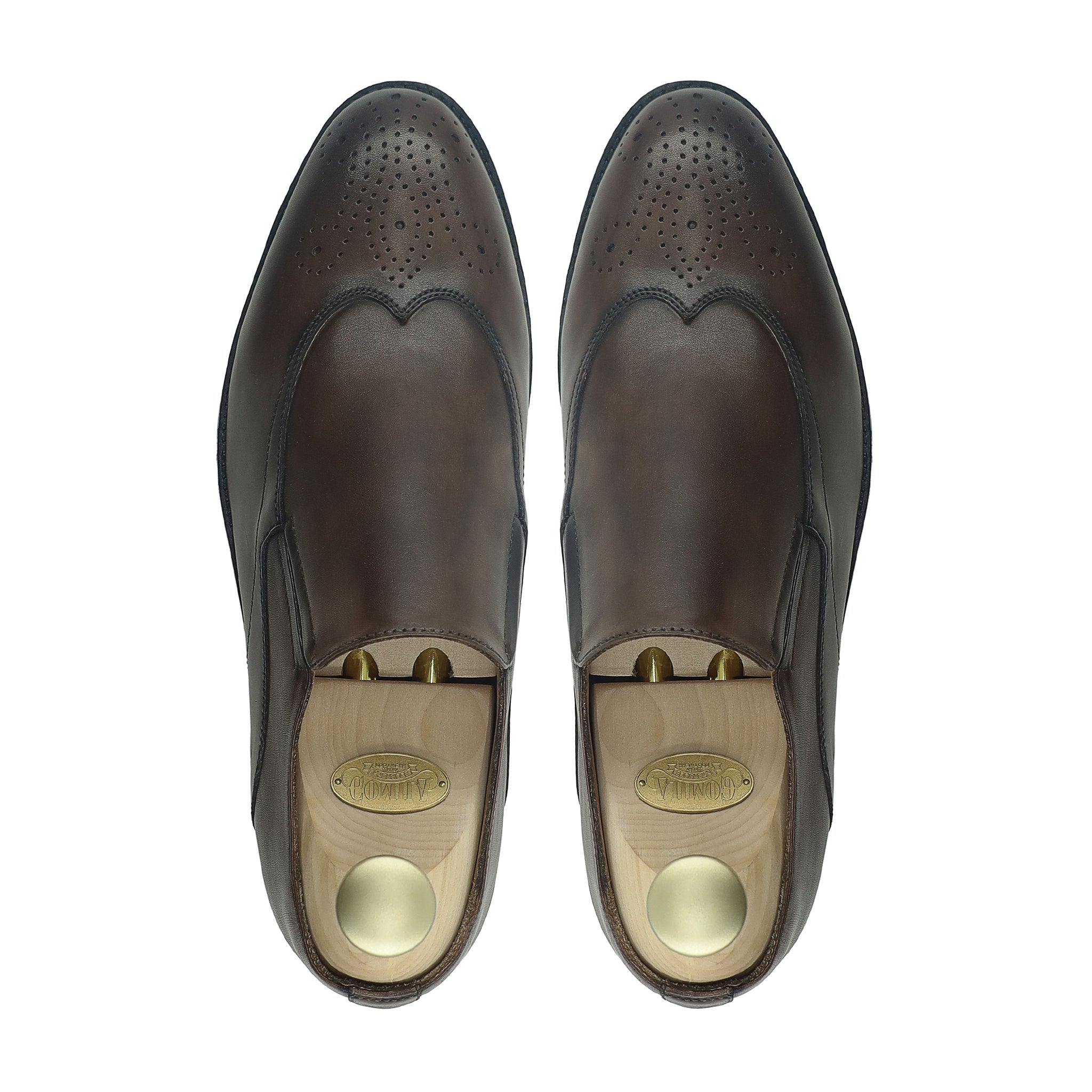 Cannie - Men's Dark Brown Calf Leather Loafer