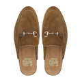 Taral - Men's Camel Kid Suede Slipper