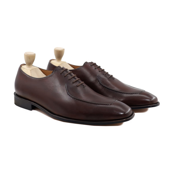 Sakana - Men's Dark Brown Calf Leather Wholecut Shoe