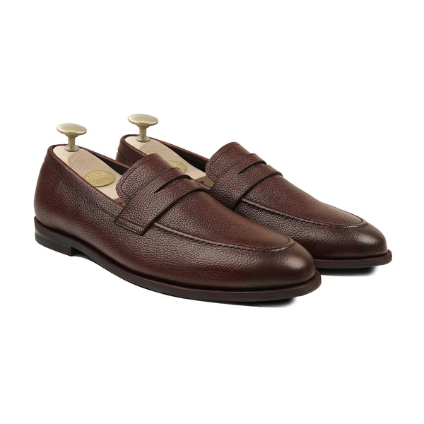 Bruin - Men's Oxblood Pebble Grain Leather Loafer