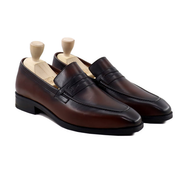 Marston - Men's Burnished Brown Calf Leather Loafer