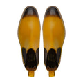 Abigal - Men's Burnished Yellow Calf Leather Chelsea Boot