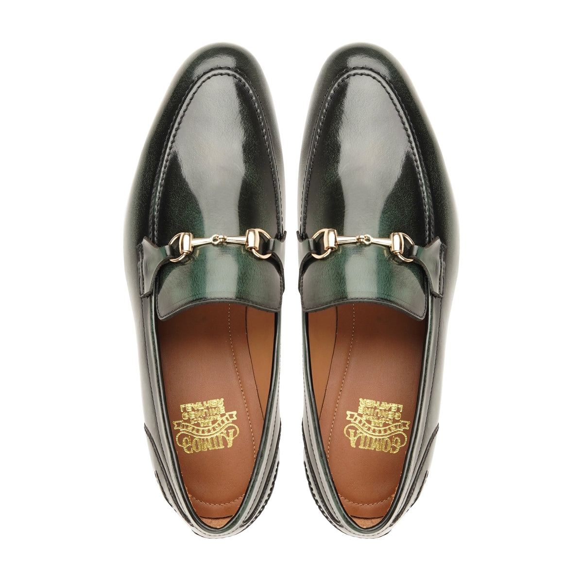 Tosu - Men's Black Box Leather High Shine Loafer