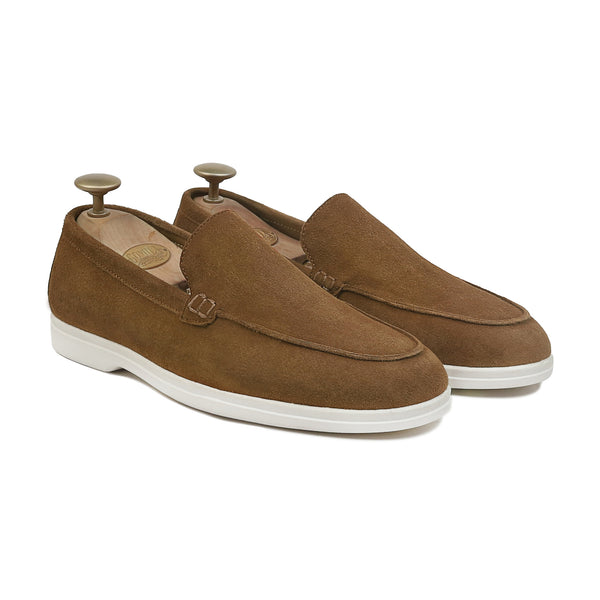 Crest - Men's Tan Suede Loafer