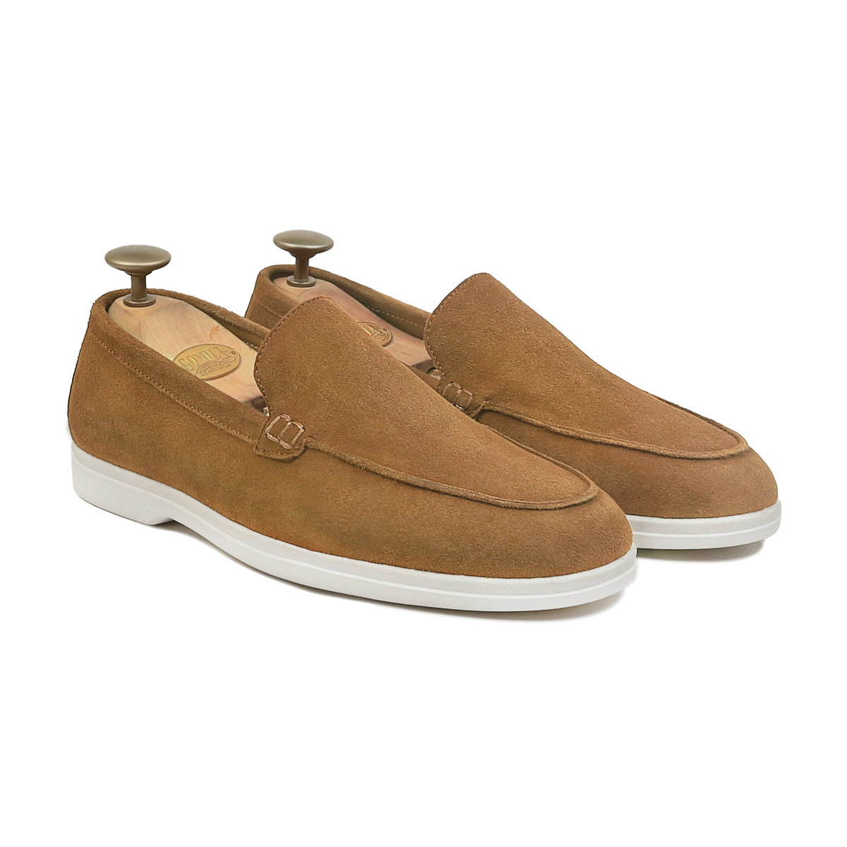 Julian - Men's Tan Suede Loafer