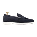 Crest - Men's Dark Blue Suede Loafer