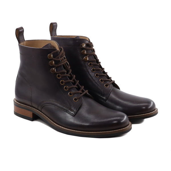 Ganser - Men's Dark Brown Calf Leather Boot