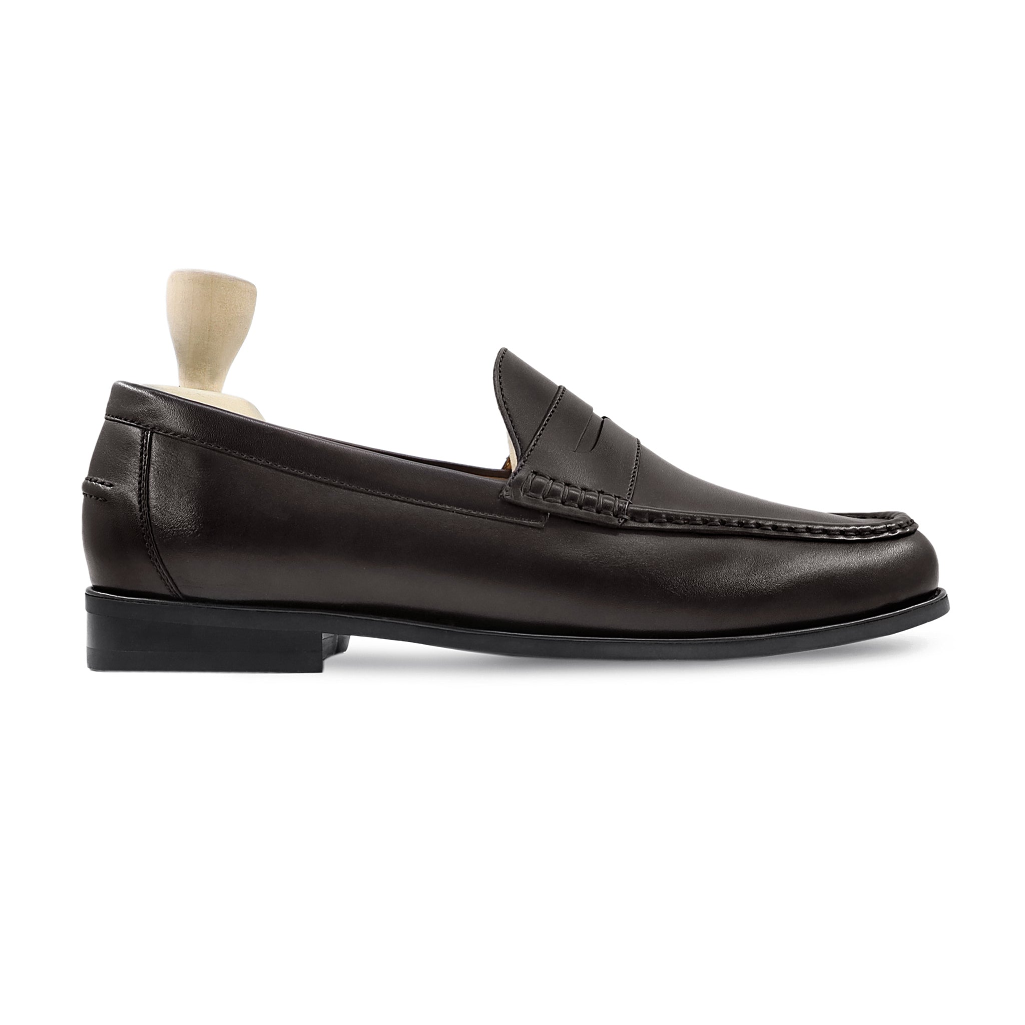 Wokasu - Men's Dark Brown Calf Leather Loafer