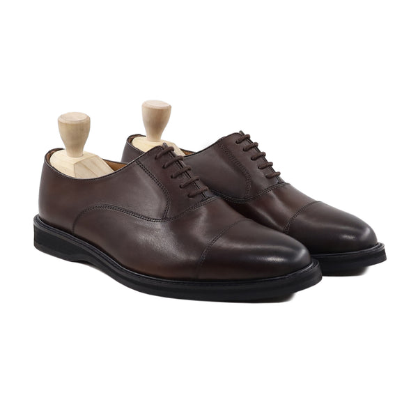 Chinita - Men's Dark Brown Calf Leather Oxford Shoe