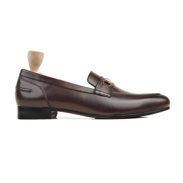 Charlie - Men's Brown Calf Leather Loafer