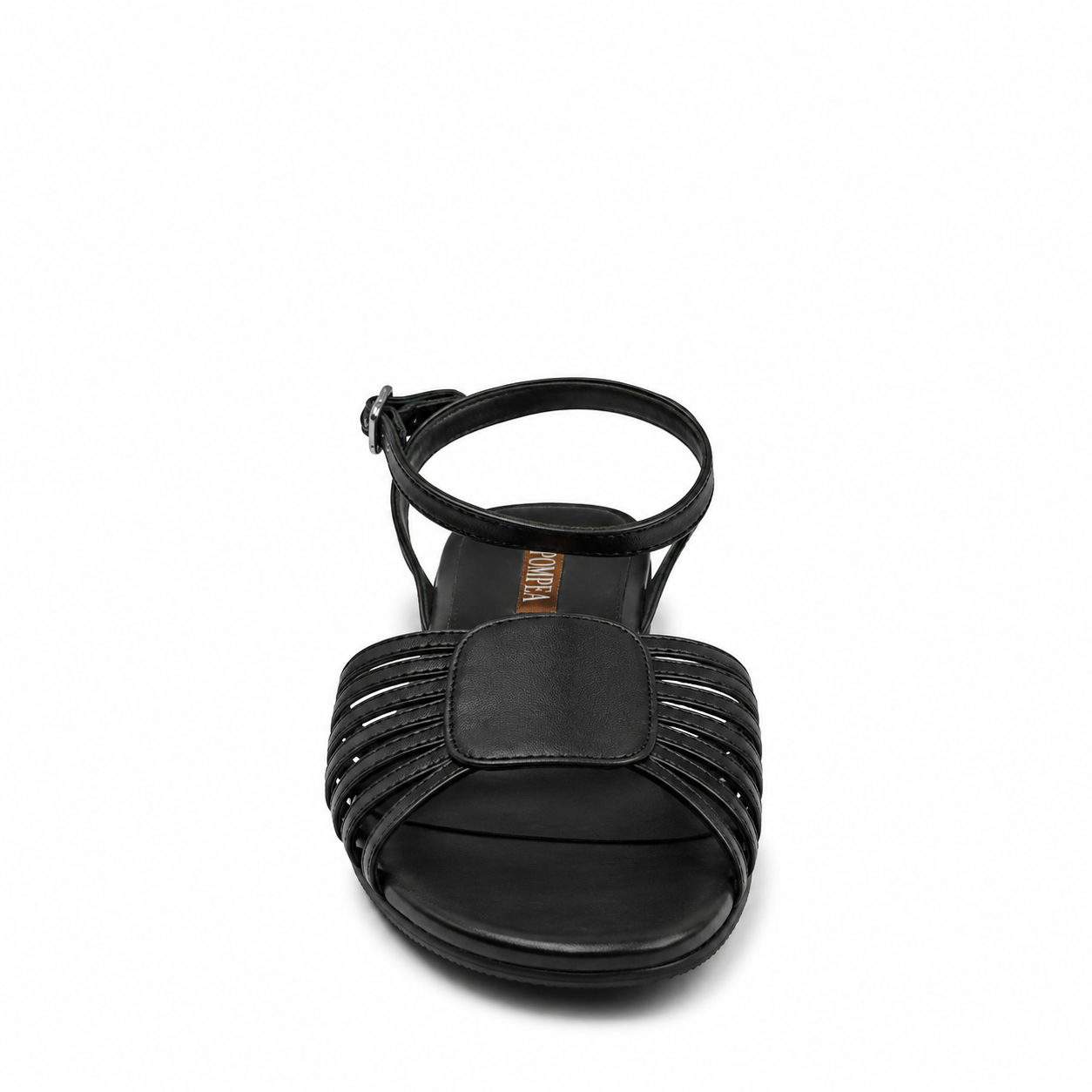 Bella - Women's Black Strapped Sandal