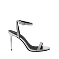 Emilia - Women's Silver Strapped Heels