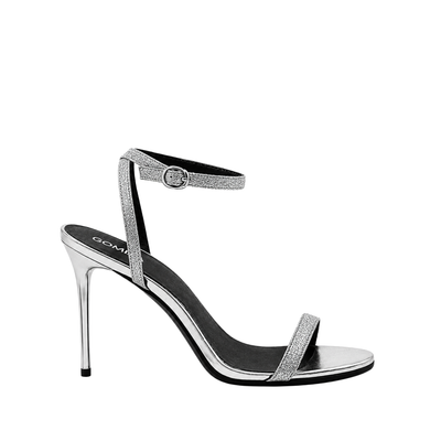 Emilia - Women's Silver Strapped Heels
