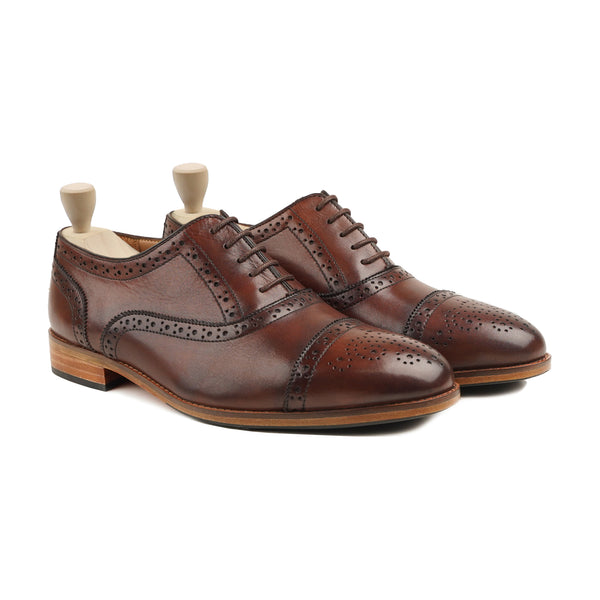 Ryoto - Men's Brown Calf Leather Oxford Shoe