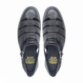 Mayra - Men's Black Pebble Grain Sandal