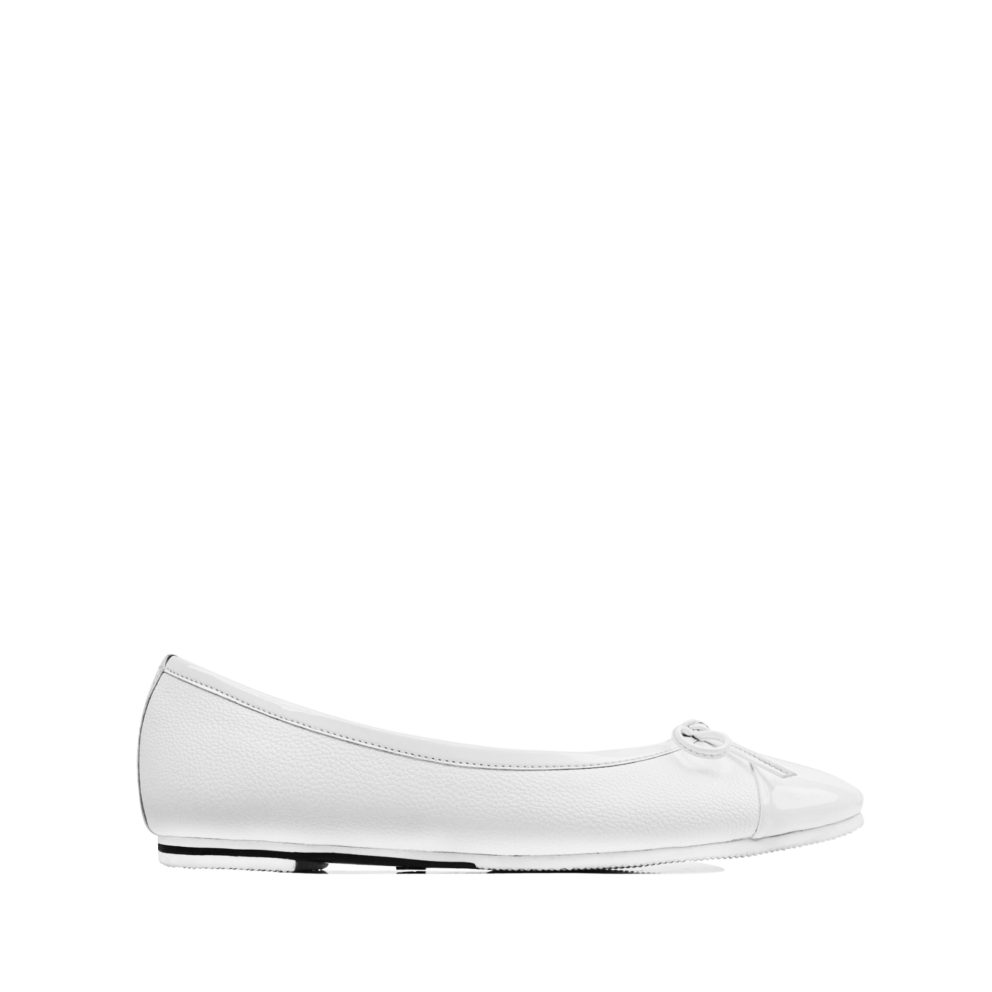 Elina - Ladies White Loafer