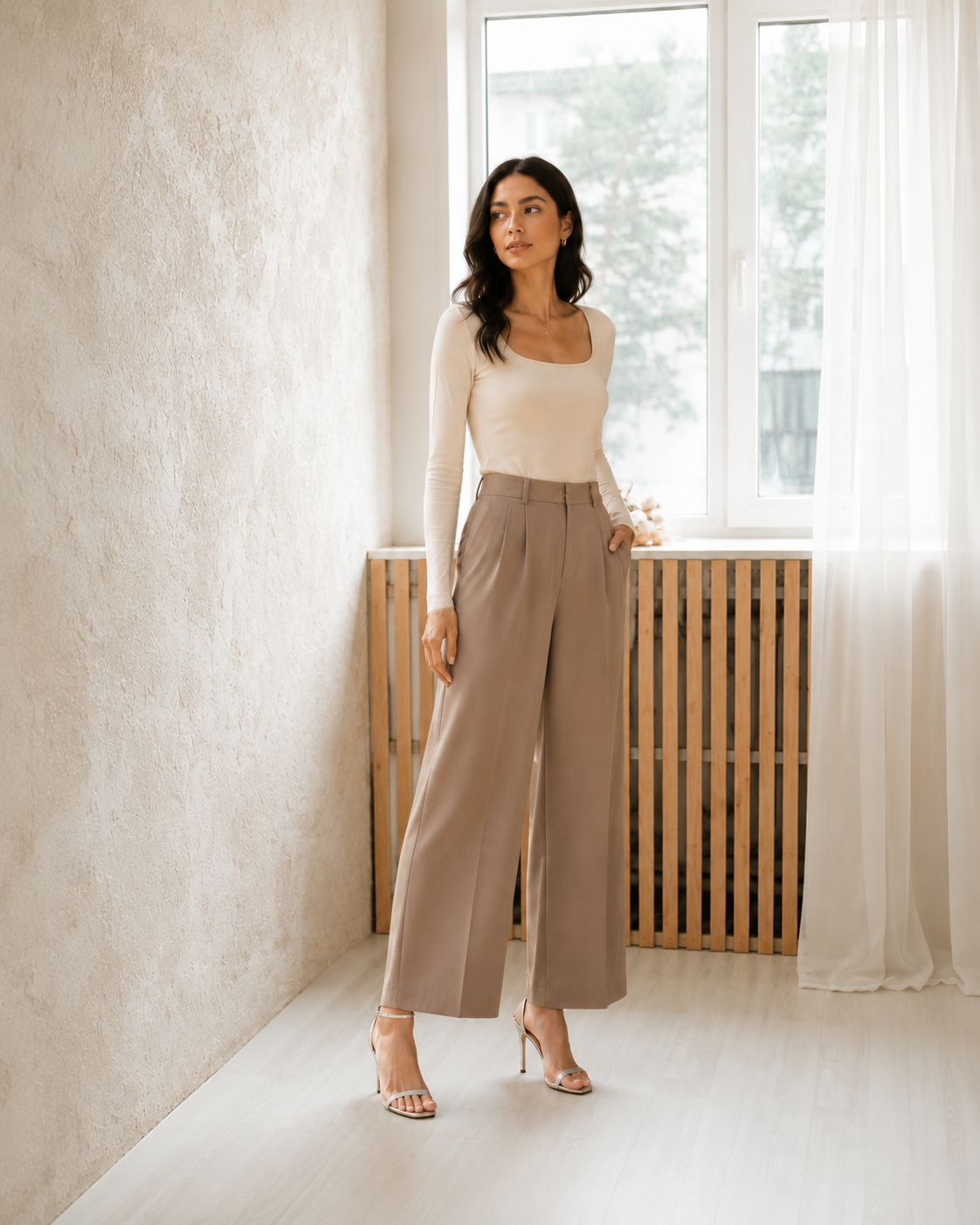 Emilia - Women's Silver Strapped Heels
