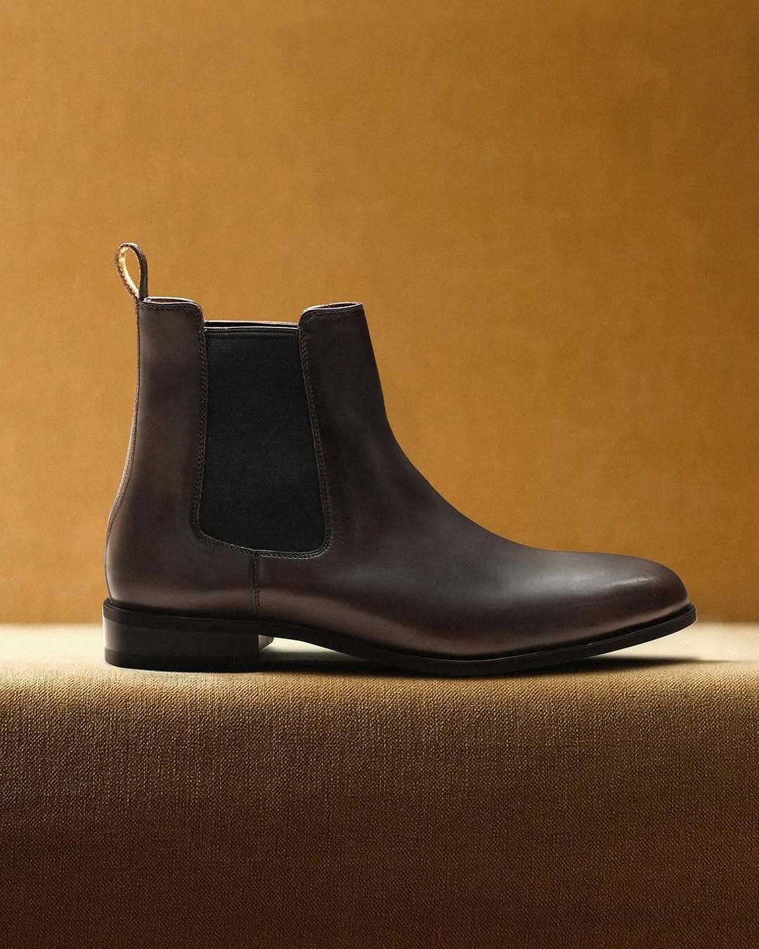 Chester - Men's Dark Brown Calf Leather Chelsea Boot