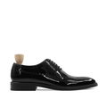 Neveah - Men's Black Patent Leather Wholceut Shoe