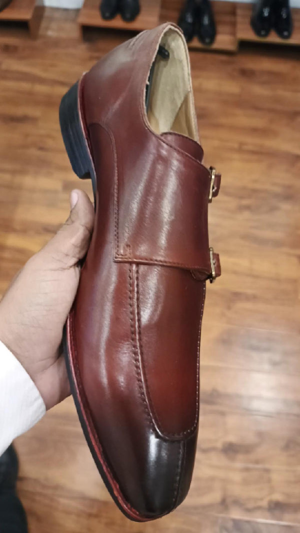 D00318 - DOUBLE MONKSTRAP OXBLOOD