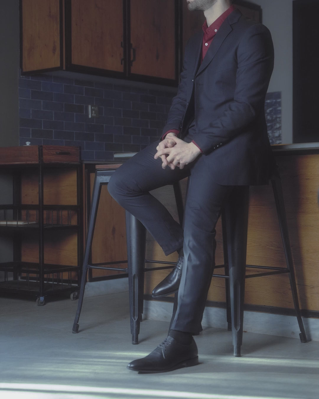 Bloomsbury - Men's Black Calf Leather Derby Shoe video