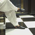 Lahti - Men's Black Pebble Grain Leather Sandal video