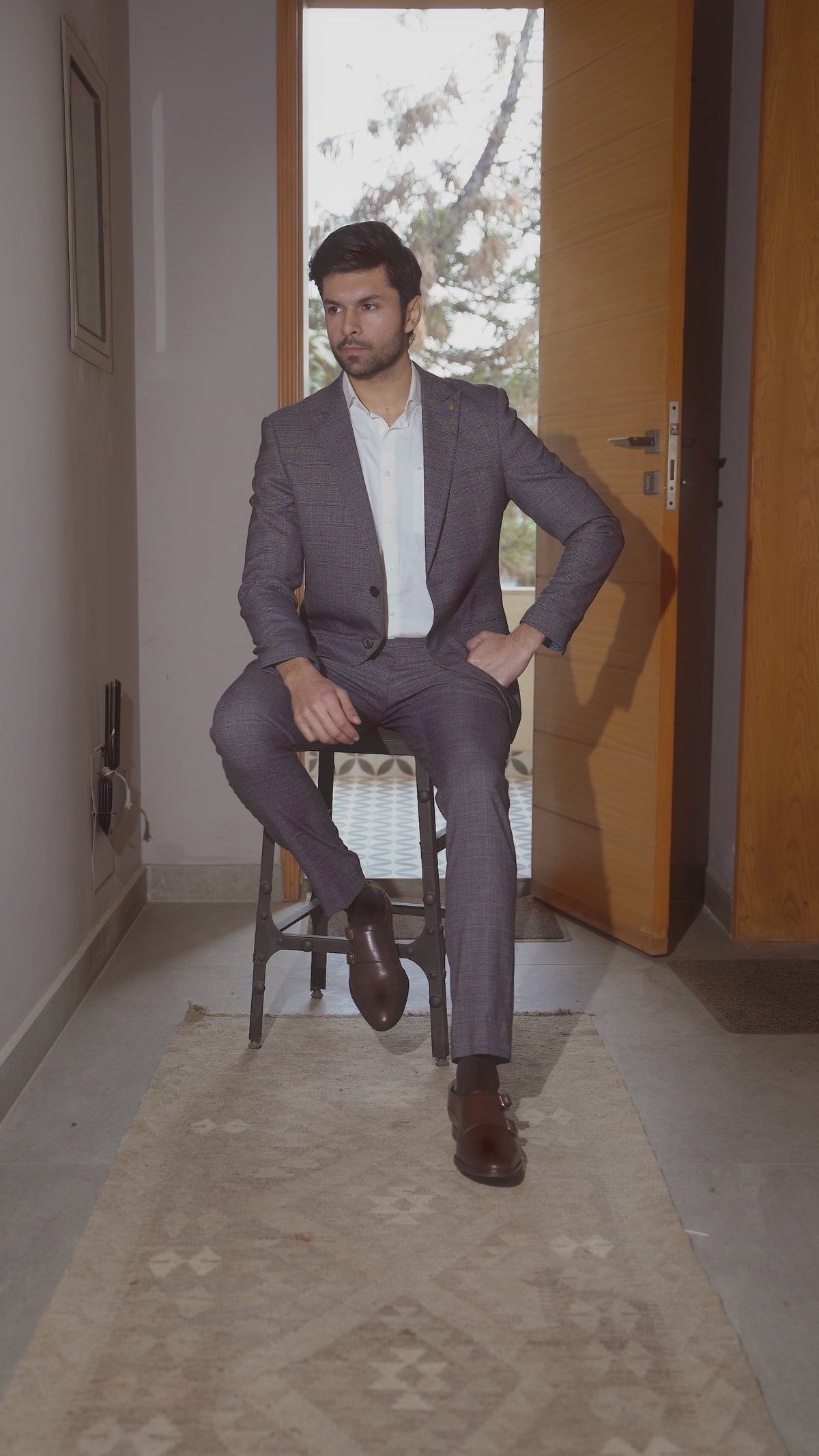 Garda - Men's Dark Brown Calf Leather Double Monkstrap video
