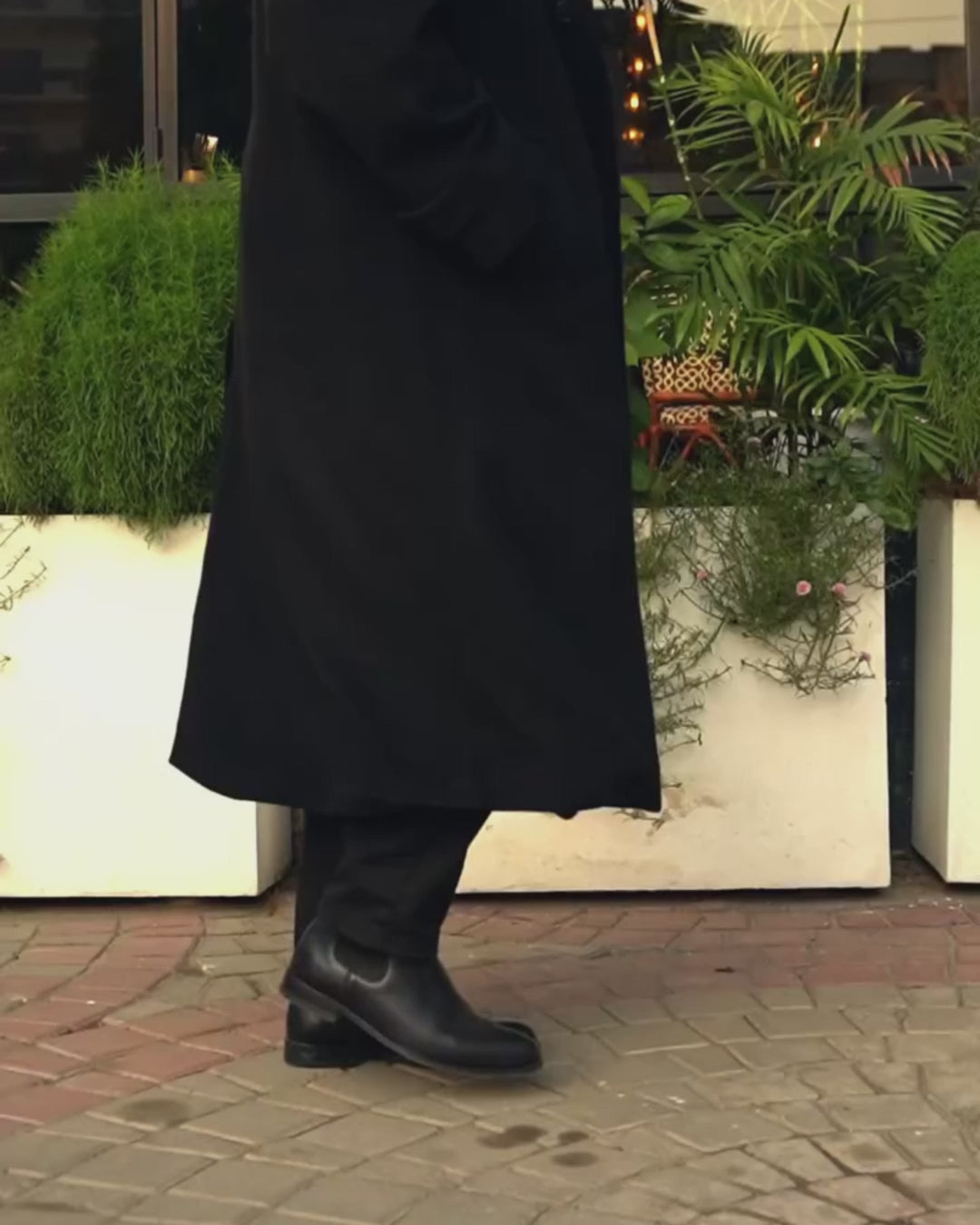 Camellia - Men's Black Pebble Grain Leather Chelsea Boot video