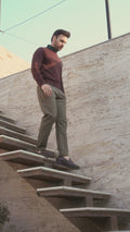 Byron - Men's Dark Brown Pebble Grain Leather Loafer video