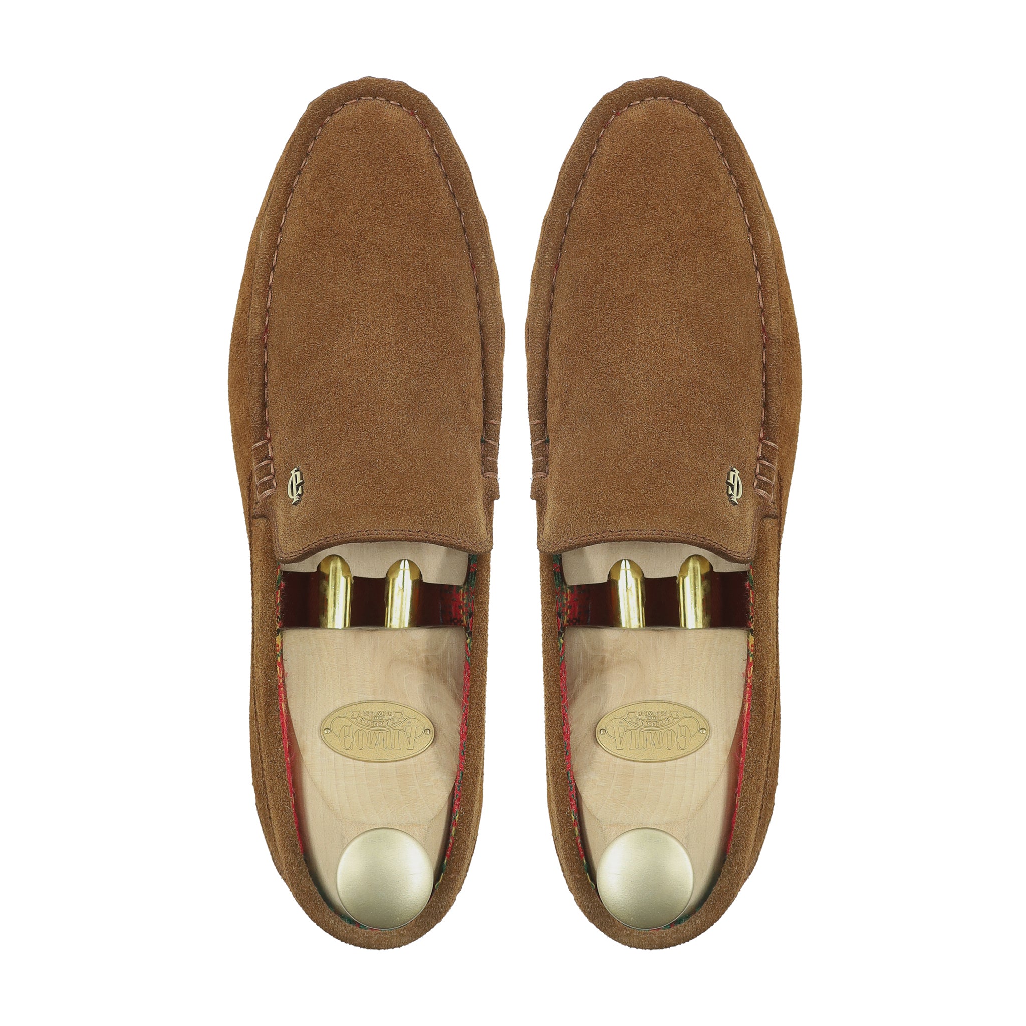 Toren - Men's Cognac Suede loafer