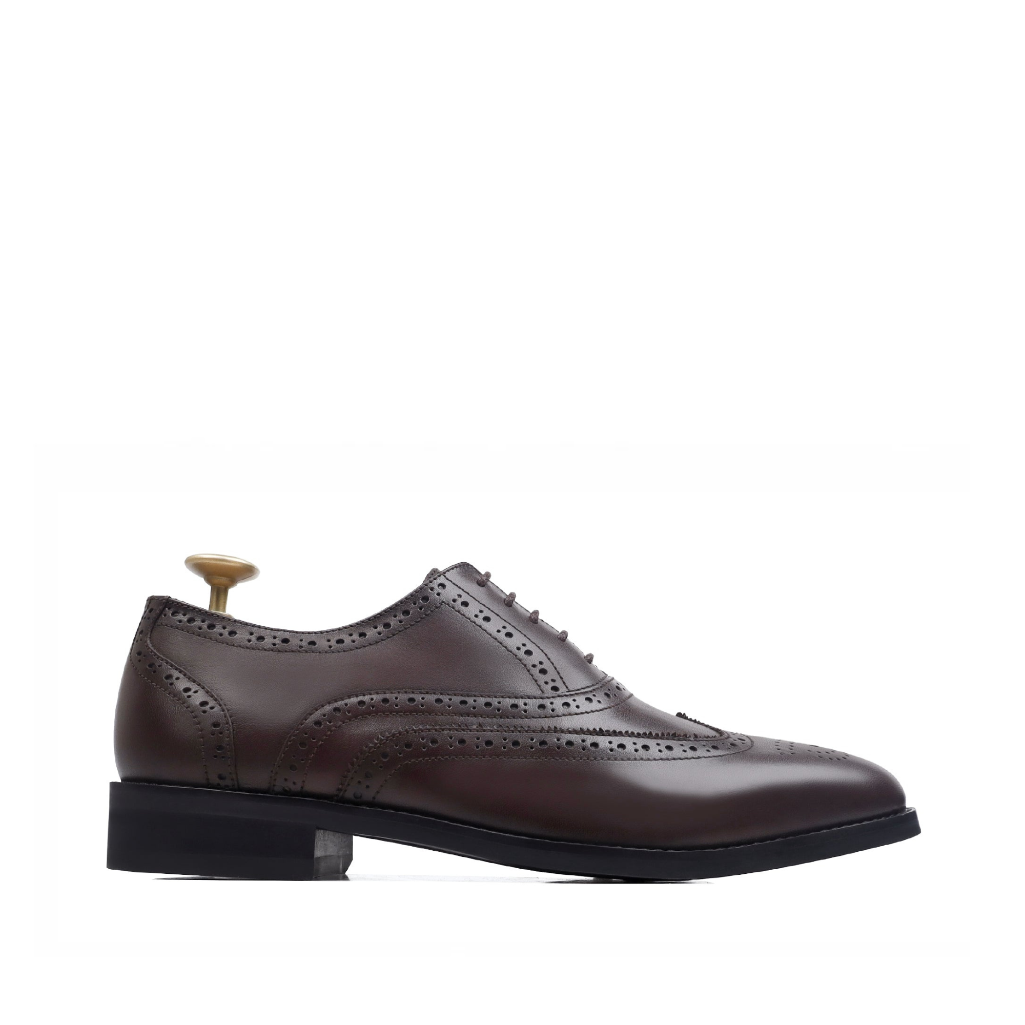 Worchester - Men's Dark Brown Calf Leather Oxford Shoe